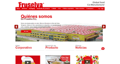Desktop Screenshot of fruselva.com