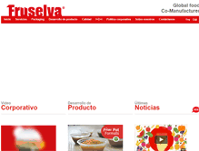 Tablet Screenshot of fruselva.com